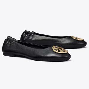 Tory Burch Claire Leather Ballet Flats 9.5